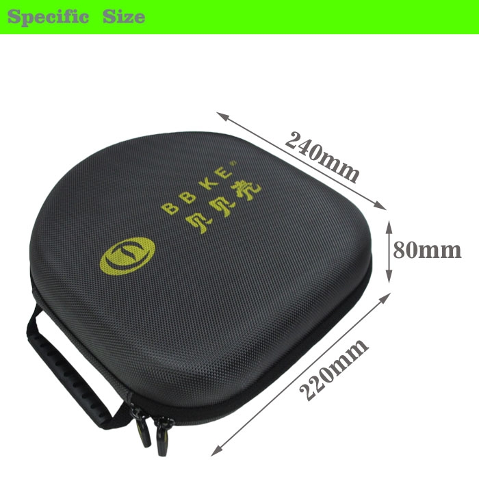 lt-138 黑灰色 EVA耳機包尺寸圖